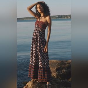 Anthropologie Zosime Halter Maxi Dress Size 10